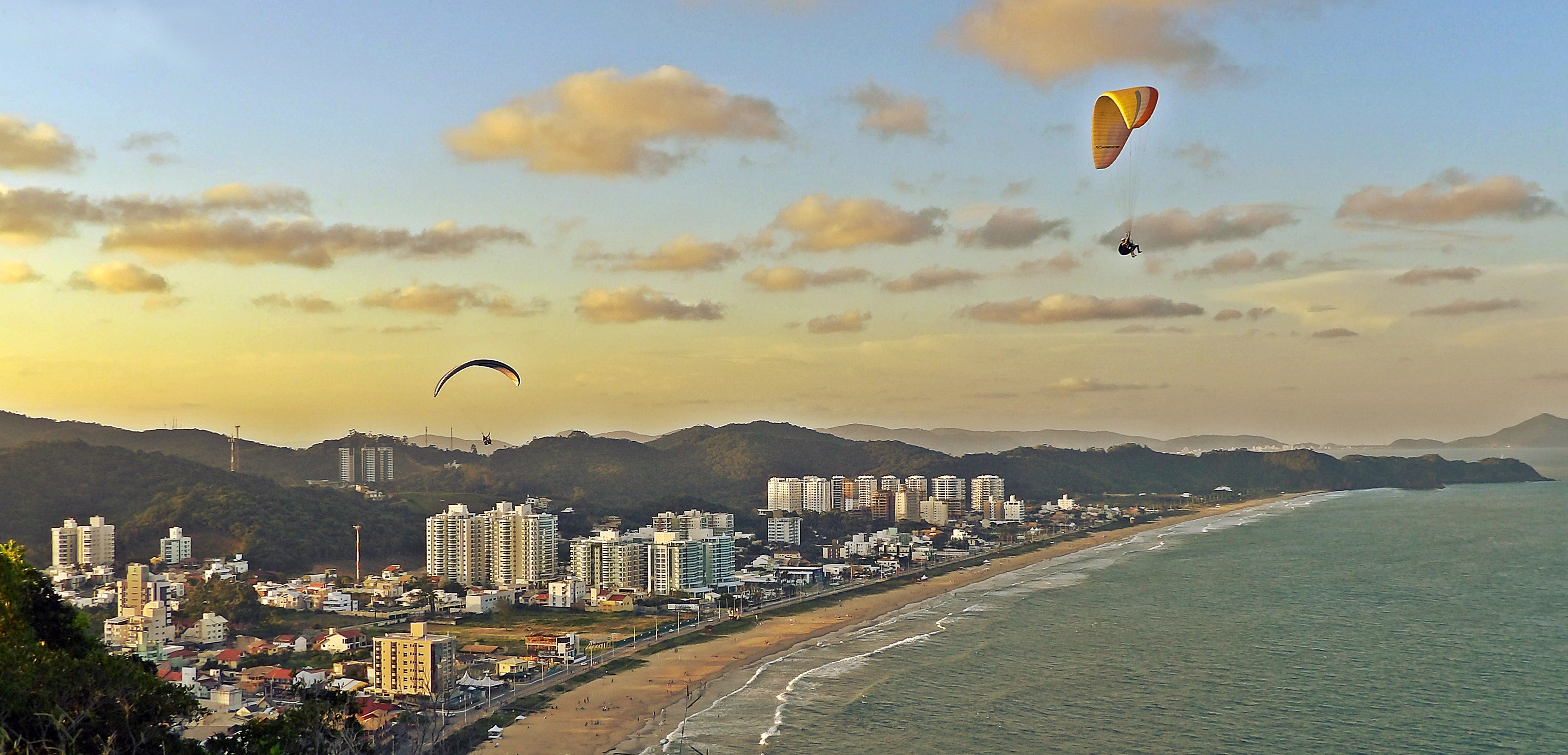 Vista panorâmica de Praia Brava, Itajaí, Santa Catarina — praia frente mar exclusiva