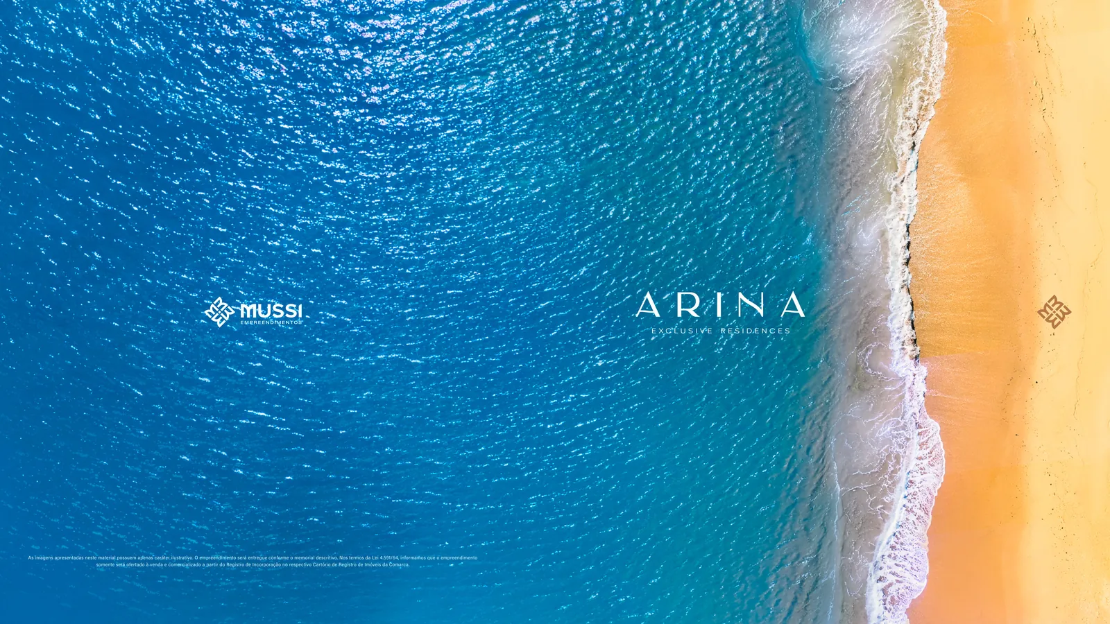 Arina Residenza · a Praia Brava vista do alto