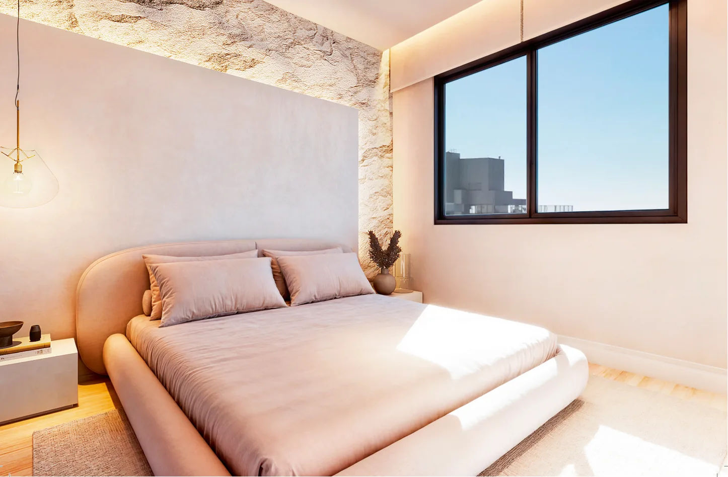 Brava Eco Home · suíte do apartamento tipo