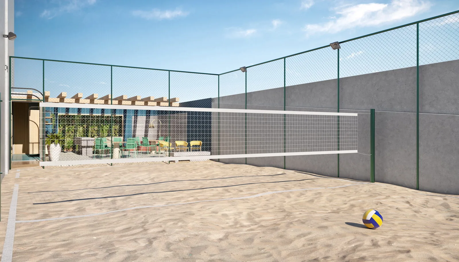Brava Ocean · quadra de beach tennis
