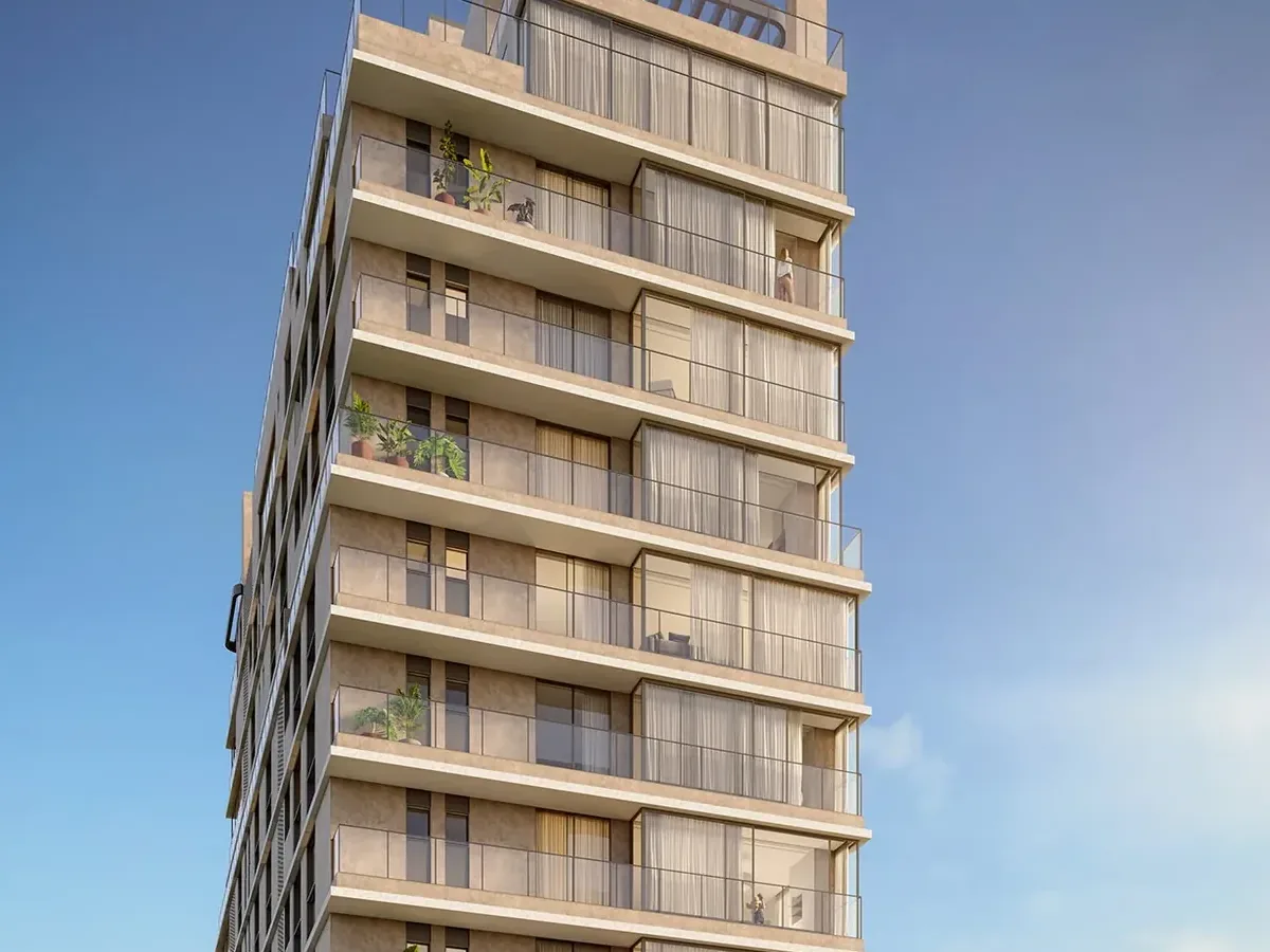 Marbella, topo do edifício pela Rua Delfim de Pádua Peixoto, com a cobertura duplex 903, na Praia Brava, Itajaí