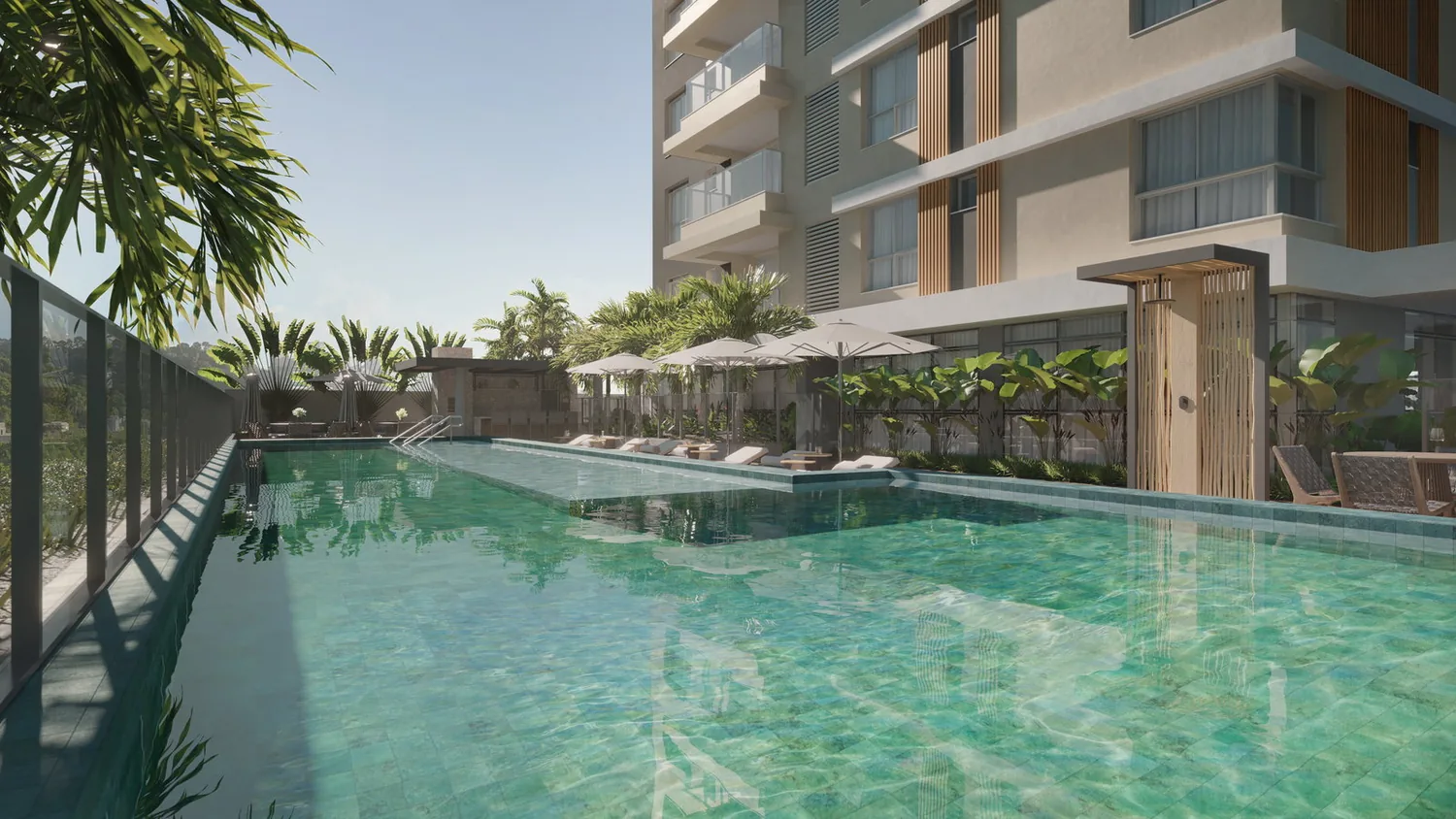 Drummond · piscinas em outro ângulo