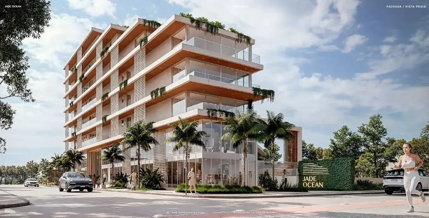 Jade Ocean · Fachada do empreendimento em Praia Brava