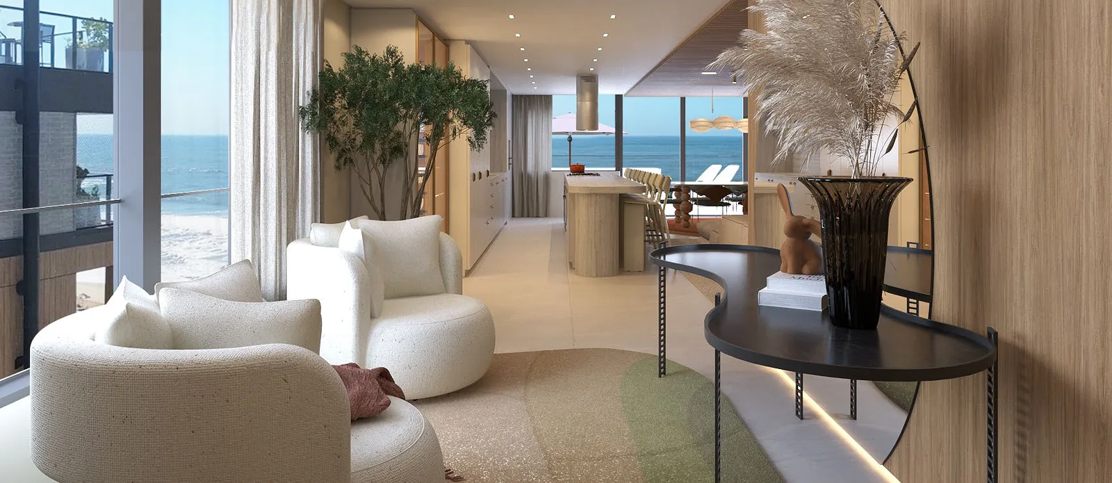 Penthouse 401, com piscina privativa e vista para o mar