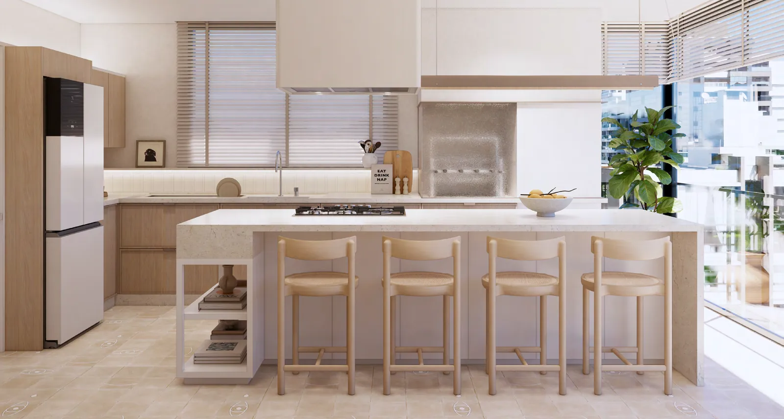 Marbella · sala de jantar e cozinha