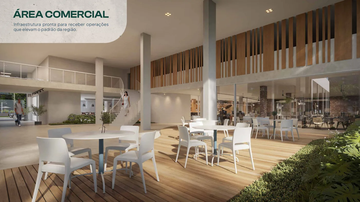 Moratta Brava Coast District · fachada com área comercial