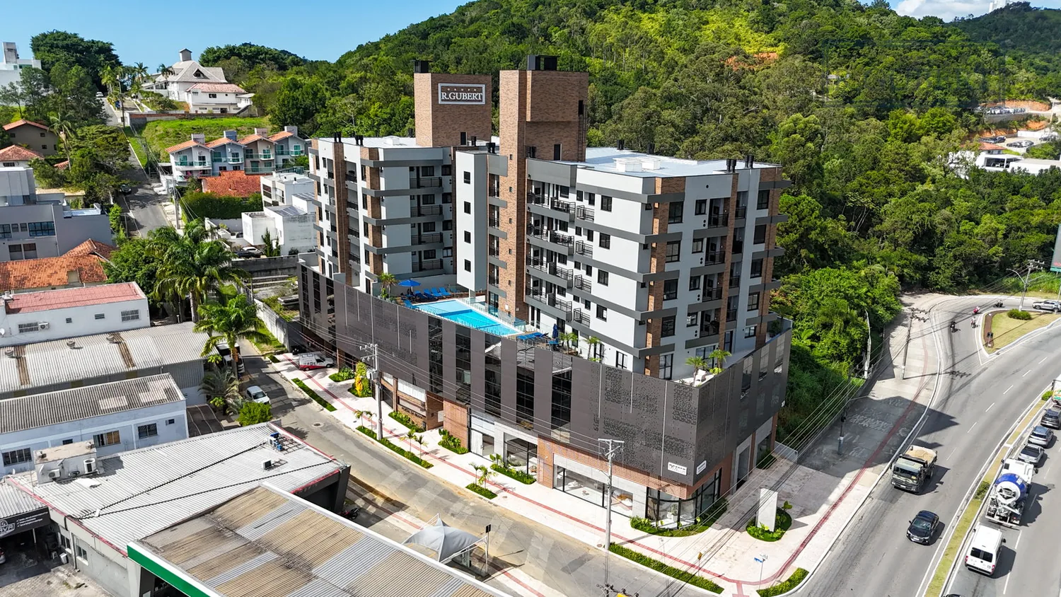 Portal da Brava · vista aérea do conjunto