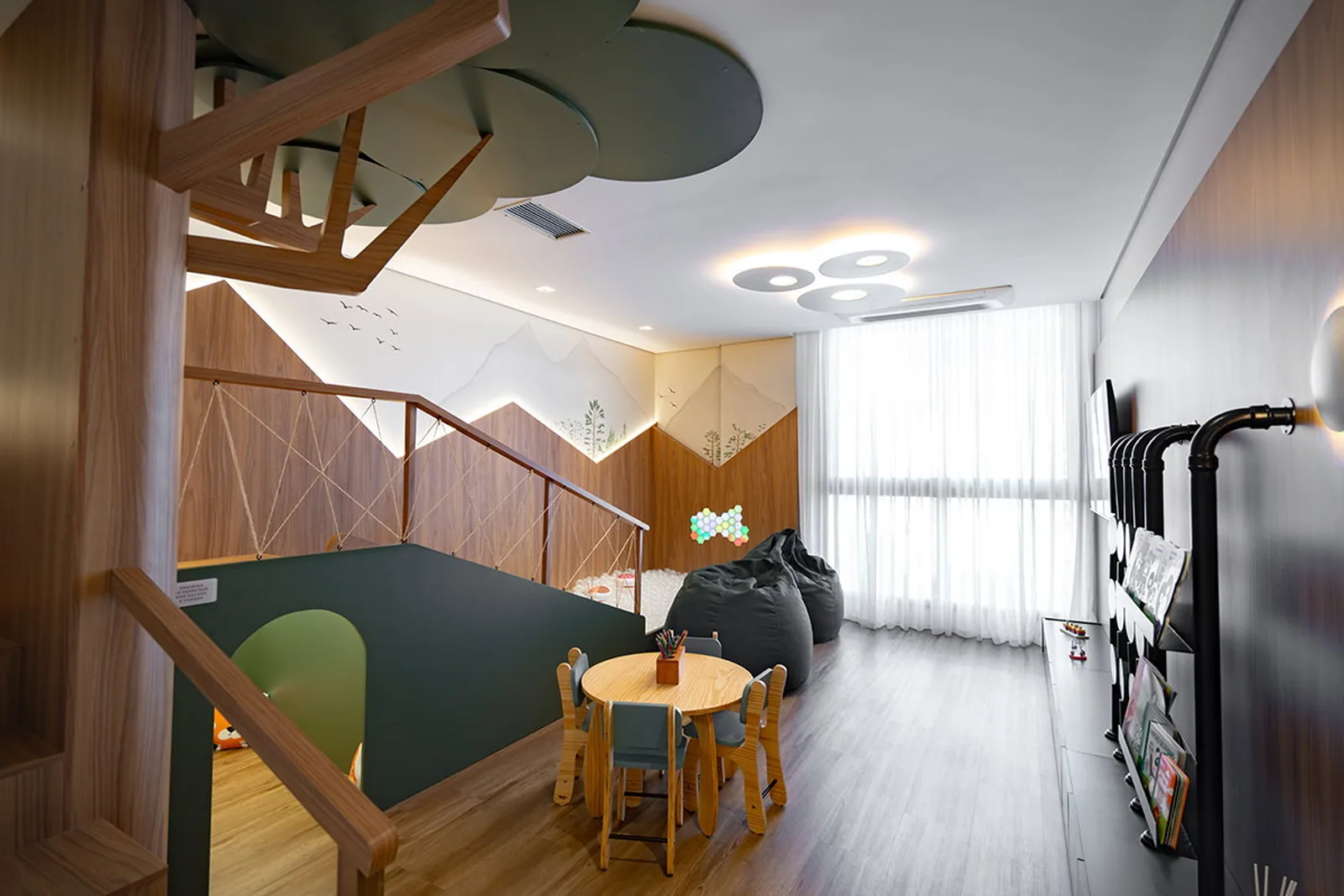 Tirreno: brinquedoteca com 20,79 m²